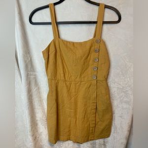 Mustard Yellow forever 21 Romper